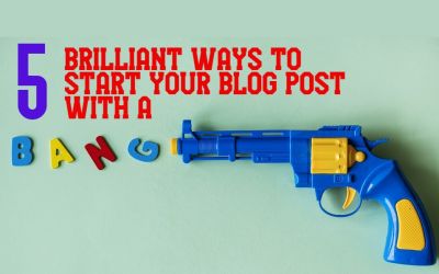 5 Tips on How to Start a Blog Post With a Bang